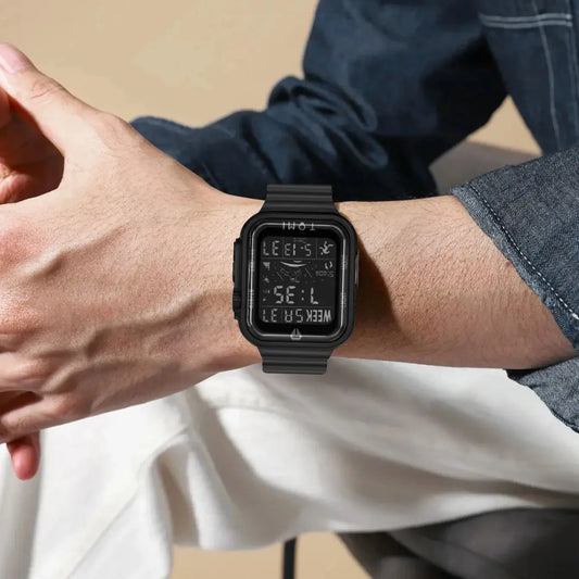 TOMI Pro Men’s Smartwatch – 1.86” AMOLED Touchscreen, Minimalist Design