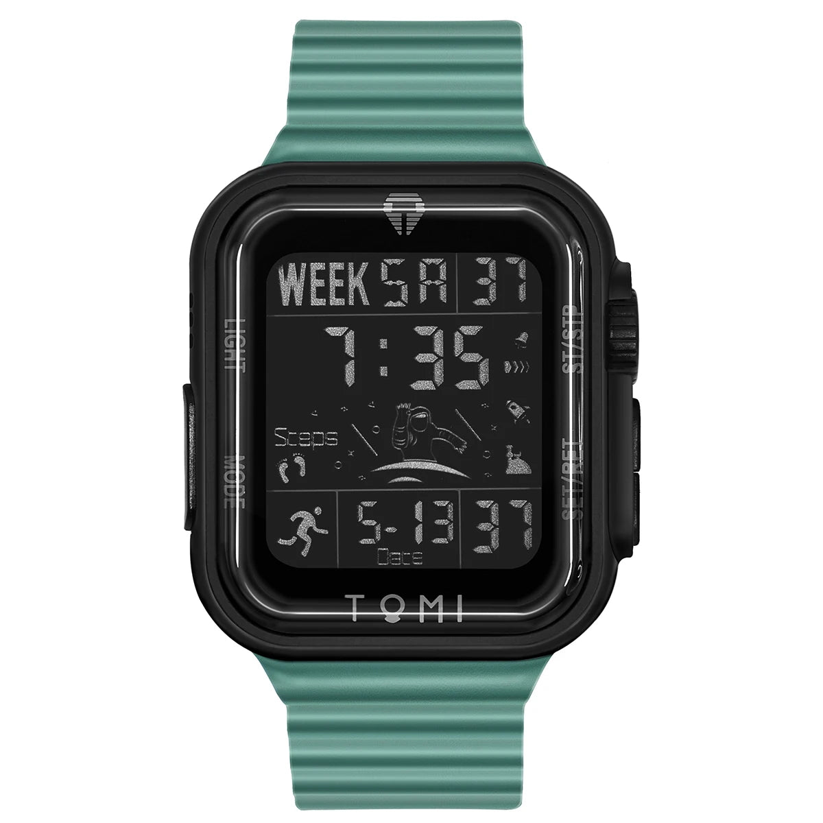 TOMI Pro Men’s Smartwatch – 1.86” AMOLED Touchscreen, Minimalist Design