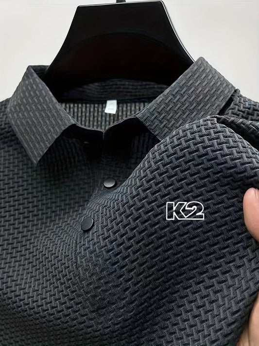 Men’s 2025 Summer Polo Shirt – Short Sleeve, Breathable & Stylish for Daily Wear