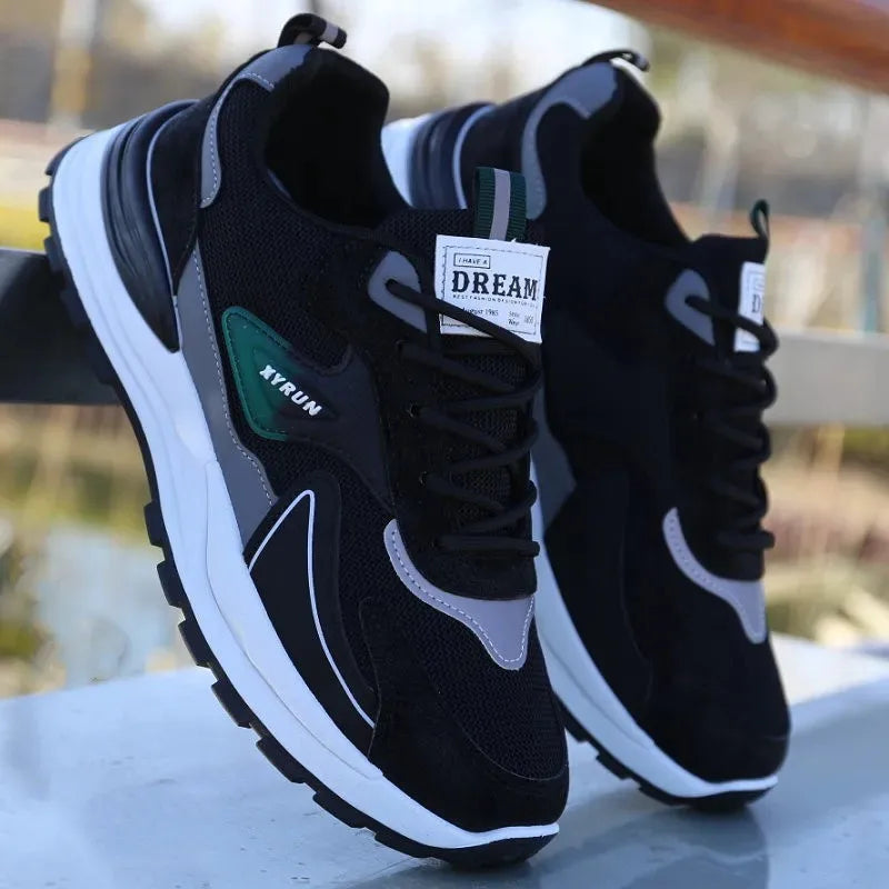 Men’s Breathable Mesh Sneakers – Lightweight Casual Running Shoes