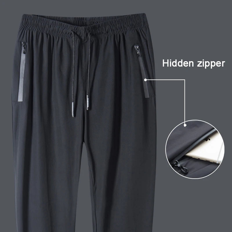 Men’s Slim Fit Jogger Pants – Stretch Waist Casual Trousers (Plus Sizes)