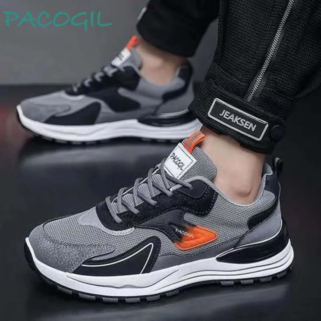 Men’s Breathable Mesh Sneakers – Lightweight Casual Running Shoes