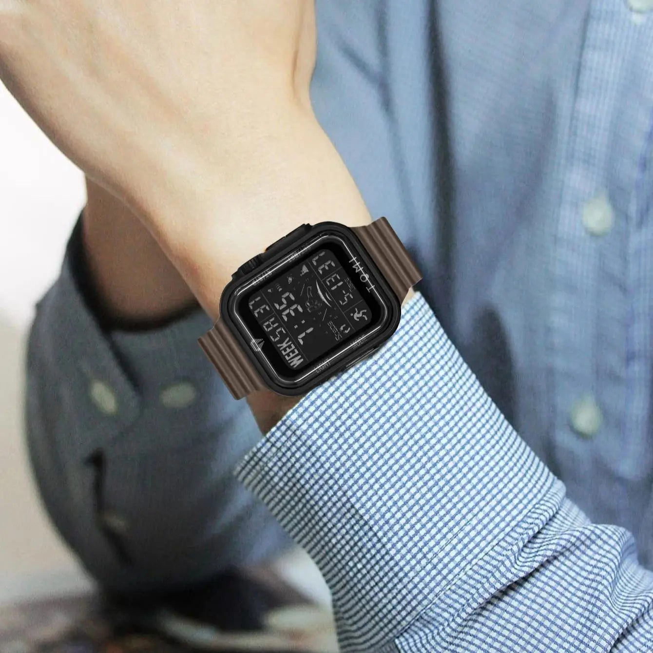 TOMI Pro Men’s Smartwatch – 1.86” AMOLED Touchscreen, Minimalist Design