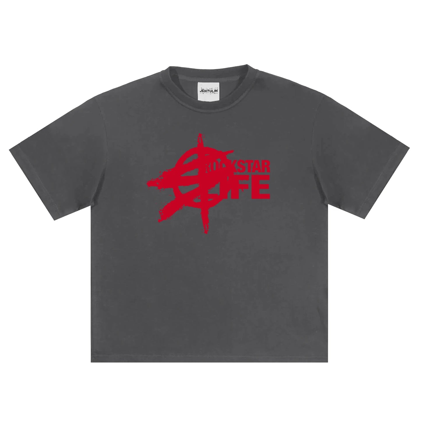 Men’s Oversized Harajuku Graphic Tee – Hip Hop, Punk, Y2K Streetwear