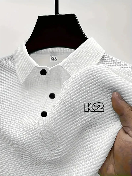 Men’s 2025 Summer Polo Shirt – Short Sleeve, Breathable & Stylish for Daily Wear