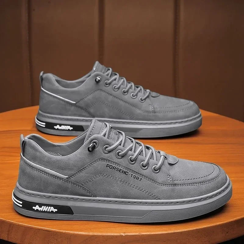 Men’s Casual Sneakers – Lightweight Platform Streetwear Shoes