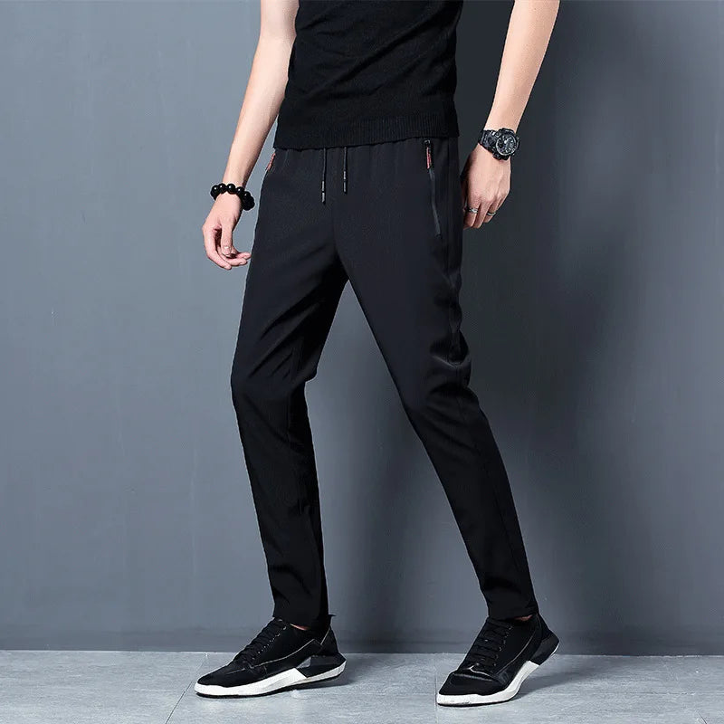 Men’s Slim Fit Jogger Pants – Stretch Waist Casual Trousers (Plus Sizes)