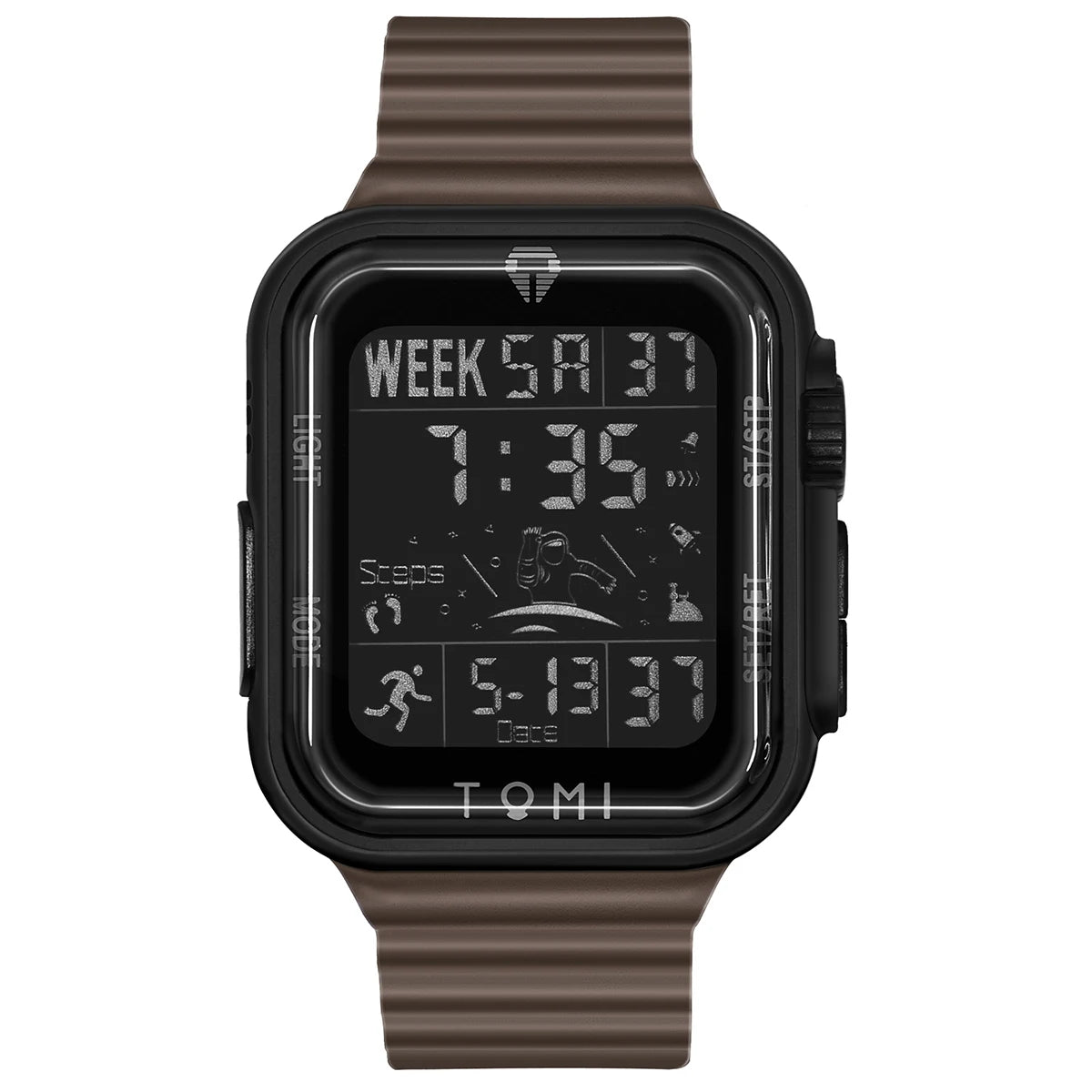 TOMI Pro Men’s Smartwatch – 1.86” AMOLED Touchscreen, Minimalist Design