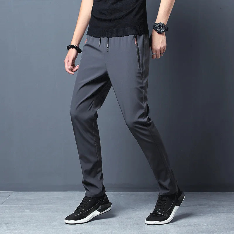 Men’s Slim Fit Jogger Pants – Stretch Waist Casual Trousers (Plus Sizes)