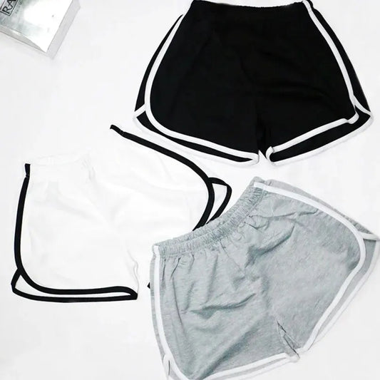 Women’s Quick-Dry Elastic Shorts – Fitness, Running & Casual Wear