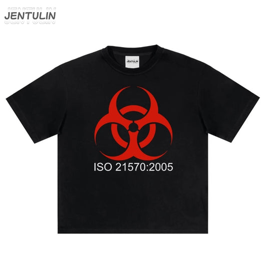 Harajuku Oversized Streetwear Graphic T-Shirt – Hip Hop Y2K Cotton Tee