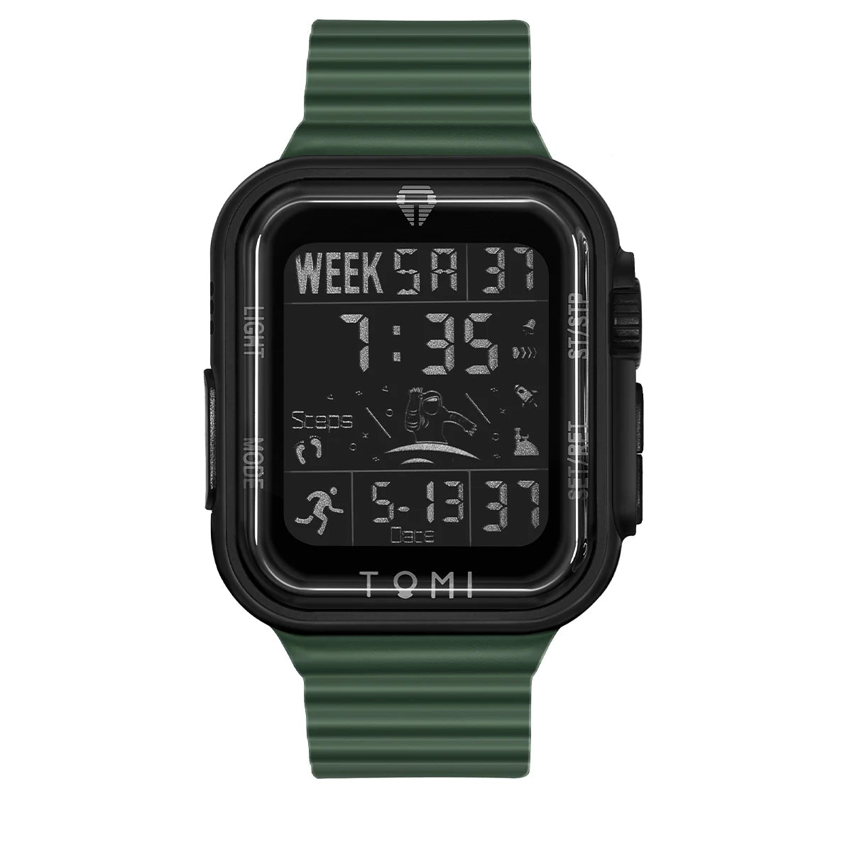 TOMI Pro Men’s Smartwatch – 1.86” AMOLED Touchscreen, Minimalist Design
