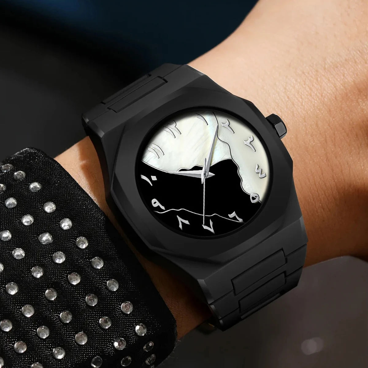 Men’s Waterproof Silicone Quartz Watch – 40mm Sport & Casual Style