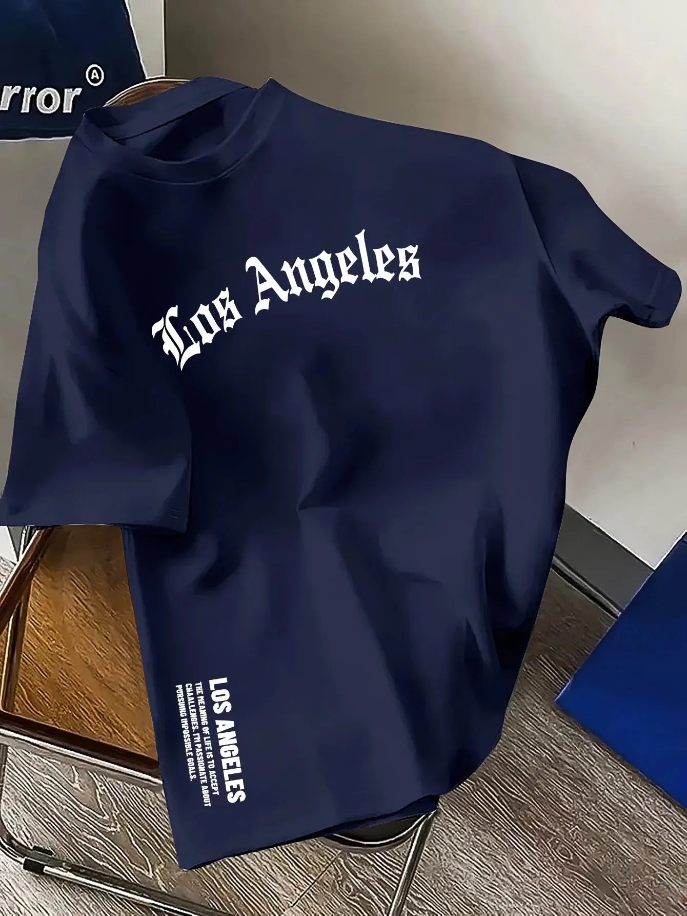 Men’s Los Angeles Oversized Cotton T-Shirt – Minimalist Streetwear Tee